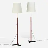 Svend Aage Holm-Sørensen, Adjustable floor lamps, pair