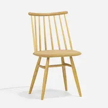 Experimental Fanett chair by Ilmari Tapiovaara, c. 1954, birch, particle board, sold May 2024
