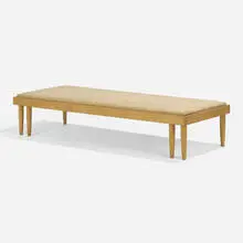 Ilmari Tapiovaara, Daybed, c. 1946, birch, upholstery