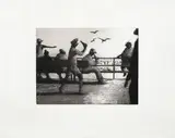 Bill Jacklin Ra, Coney Island Incident & The Benches, Two etchings with aquatint, 1992, on wove