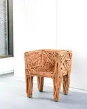 Favela Chair , designed 2003 by Fernando and Humberto Campana for Edra, pinewood construction, sold Apr 2016