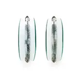 Fontana Arte, Pair of 1784 Wall Lights, circa 1961, glass, painted glass, chromed plate