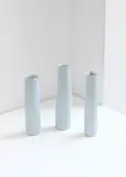 Three Vessels by Edmund de Waal, circa 1996, glazed porcelain, sold Apr 2016