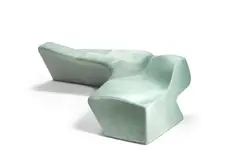 Zaha Hadid, for Sawaya & Moroni, leather label for Sawaya & Moroni