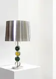 A Large Table Lamp by Nanny Still for Raak, circa 1970, brushed steel and glass, sold Apr 2016