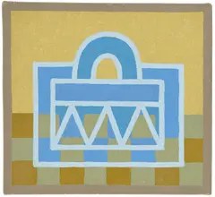 Alexis Akrithakis, Ohne Titel, 1971, Öl auf Leinwand