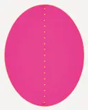 Lucio Fontana, Aus: „Portrait d'Antonin Artaud, 1968, Perforierte Rhodoidplatte (Teil des Multiples „Portrait d'Antonin Artaud“)