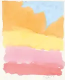 Ohne Titel by Günther Uecker, 1997, Aquarell auf Velin, sold Nov 2014