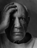 Pablo Picasso by Arnold Newman, 1954, Silbergelatineabzug, vermutlich 1970er Jahre, sold Nov 2015