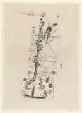 Paul Klee, Vogelkomödie“ („Aristophanische Komödie“), 1918, Lithographie auf Van Gelder-Bütten