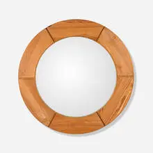 Glas Mäster, Wall mirror, c. 1960, pine, glass mirror