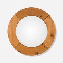 Glas Mäster, Wall mirror, c. 1960, pine, glass mirror