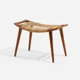 Hans J. Wegner, Stool, model JH 539, 1953, teak, cane