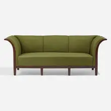 Frits Henningsen, Sofa, 1938, upholstery, teak