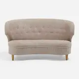 Carl-Johan Boman, Sofa, c. 1945, upholstery, beech