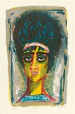 Otto Dix, Römerin, 1962, Farblithographie auf van Gelder-Bütten