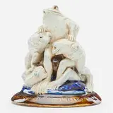 Frog paperweight by George Tinworth For Doulton Lambeth, England, sold Jan 2019