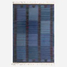 Flatweave carpet by Marianne Richter, c. 1945, hand-woven wool, sold May 2024