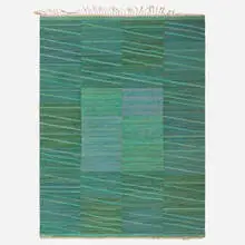 Flatweave carpet by Marianne Richter, c. 1940, Märta Måås-Fjetterström AB, sold May 2024