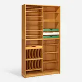Børge Mogensen, Cabinets, pair, c. 1965, oak, painted wood