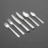 Bernadotte flatware service by Prince Sigvard Bernadotte, c. 1939, sterling silver, stainless steel, sold May 2024