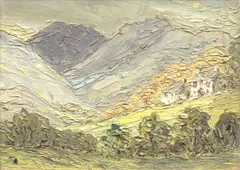 Helen Bradley, 'Sunshine and Rain in the Newlands Valley'