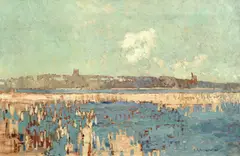 Landscape by Edwin Glasgow, oil on canvas, sold Apr 2016