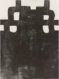 Gurutze Gorria III by Eduardo Chillida, 1984, Lithografie auf Arches-Velin, sold Jun 2022