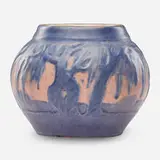 Sadie Irvine for Newcomb College Pottery, Miniature scenic vase