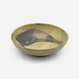 Bowl by Toshiko Takaezu, c. 1975, glazed stoneware, sold Apr 2024