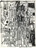 Eduardo Paolozzi, Untitled, pencil and ink