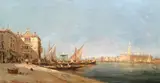 Charles Malfroy, Venetian scene, oil on canvas