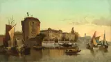 Venice by Karl Kaufmann, oil on canvas, sold Apr 2016