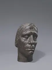 Fritz Cremer, Kopf zu „O Deutschland, bleiche Mutter, 1961, Bronze mit schwarzer Patina