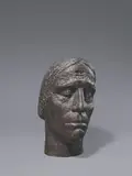 Fritz Cremer, Kopf zu „O Deutschland, bleiche Mutter, 1961, Bronze mit schwarzer Patina