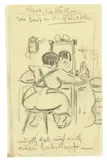 Klara, die Köchin by Heinrich Zille, Um 1927, Kreide und Bleistift auf Transparentpapier, sold Jul 2020