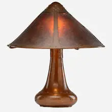Table lamp by Dirk Van Erp, sold Jan 2019