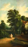 William Frederick Witherington, An afternoon stroll, oil on canvas