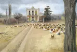 Mary Adshead, 'Chateau Poulet, near Forcalquier, Haute Provence'