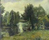 The Quiet Way, Surrey by Ronald Ossory Dunlop Nea, Ara, Rba, sold Apr 2016