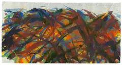 Ein kleines Herbstbild by Max Uhlig, 1983, Aquarell auf Japanbütten, sold Dec 2020