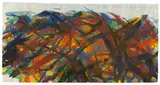 Max Uhlig, Ein kleines Herbstbild, 1983, Aquarell auf Japanbütten