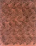 Anne Laure Sacriste, Copper Floral, 2016, Acryl auf Leinwand