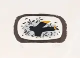 Georges Braque, L´oiseau d´octobre, 1962, Farblithografie auf Rives-Velin