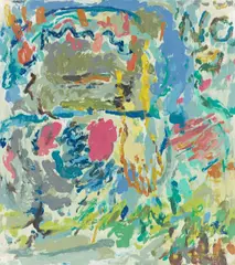 ENTER by Uwe Kowski, 2002, Öl auf Leinwand, sold May 2019