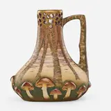Paul Dachsel, Small reticulated Amphora ewer