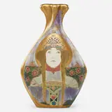 Stellmacher Riessner & Kessel, Large Amphora Portrait vase
