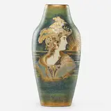 Stellmacher Riessner & Kessel, Large Amphora Portrait vase