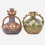 Paul Dachsel, Two geometric Amphora vases