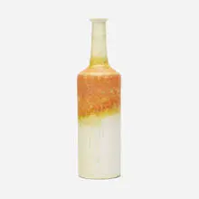 Vase by Marcello Fantoni, c. 1960, glazed stoneware, sold Apr 2024